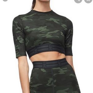 Good American Camo crop top